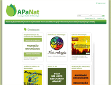 Tablet Screenshot of apanat.org.br